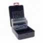 AMIG 13843  
 Estuche brocas HSS DIN 338 20103  
 Ø1-10 x 0,5  
 Acero rápido  
 DIN 338