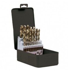 AMIG 13889  
 Estuche brocas HSSCO DIN 338 20202  
 Ø1-13 x 0,5  
 Acero rápido al cobalto  
 DIN 338