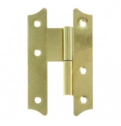 AMIG 1394  
 Pernio 396  
 94 x 56 mm  
 Acero  
 Latonado barnizado - Izquierda