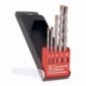 AMIG 13943  
 Estuche brocas pared 21505  
 Ø4-5-6-8-10  
 Punta en carburo de tungsteno  
 Profesional