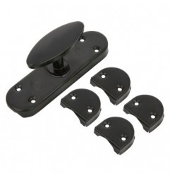 AMIG 1395  
 Falleba 7  
 118 x 32 mm  
 Acero  
 Negro mate