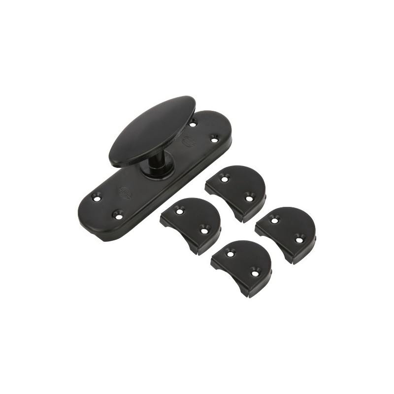 AMIG 1395  
 Falleba 7  
 118 x 32 mm  
 Acero  
 Negro mate