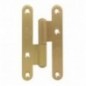 AMIG 1401  
 Pernio 405  
 80 x 41 x 1,5 mm  
 Acero  
 Latonado barnizado - Izquierda