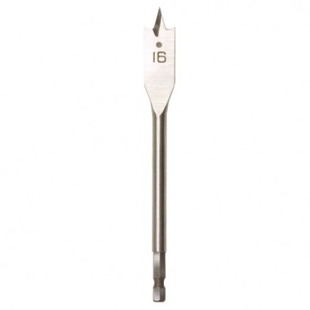 AMIG 14018  
 Broca plana madera 22161  
 Ø18 x 152 mm  
 Cromo vanadio (Cr-V)