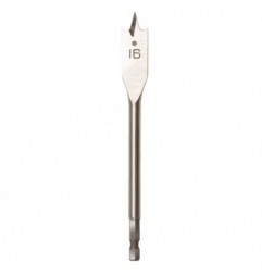 AMIG 14021  
 Broca plana madera 22161  
 Ø24 x 152 mm  
 Cromo vanadio (Cr-V)