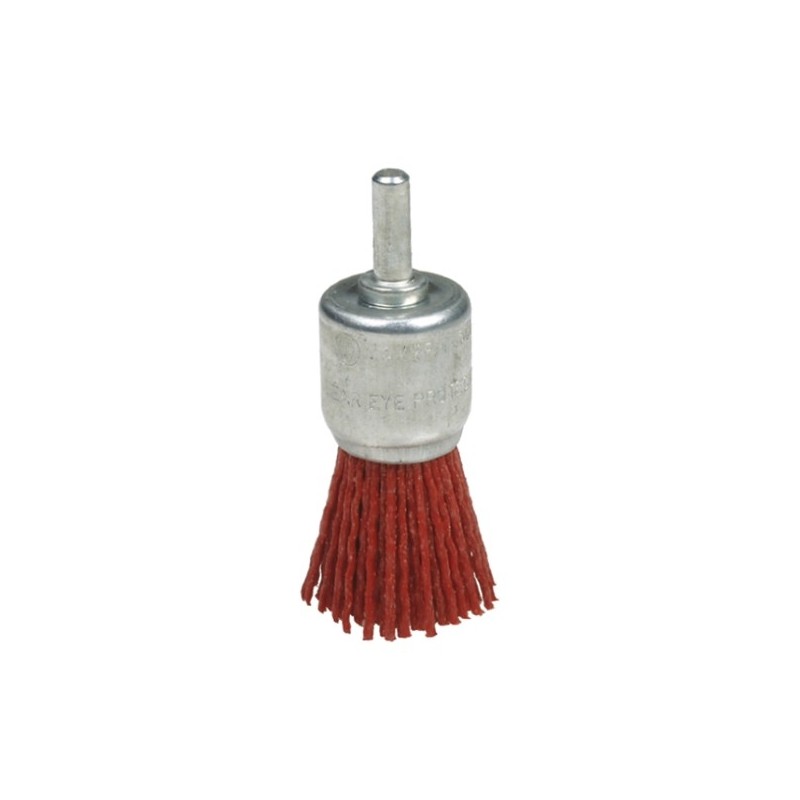 AMIG 14045  
 Cepillo brocha 37630  
 Ø22 mm  
 Nylon abrasivo  
 Rojo
