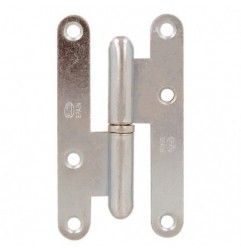 AMIG 14062  
 Pernio 405  
 95 x 52 x 2 mm  
 Acero  
 Zincado - Derecha