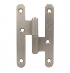AMIG 14067  
 Pernio perfil laminado 405  
 95 x 52 x 2,3 mm  
 Latón  
 Cromado mate - Izquierda