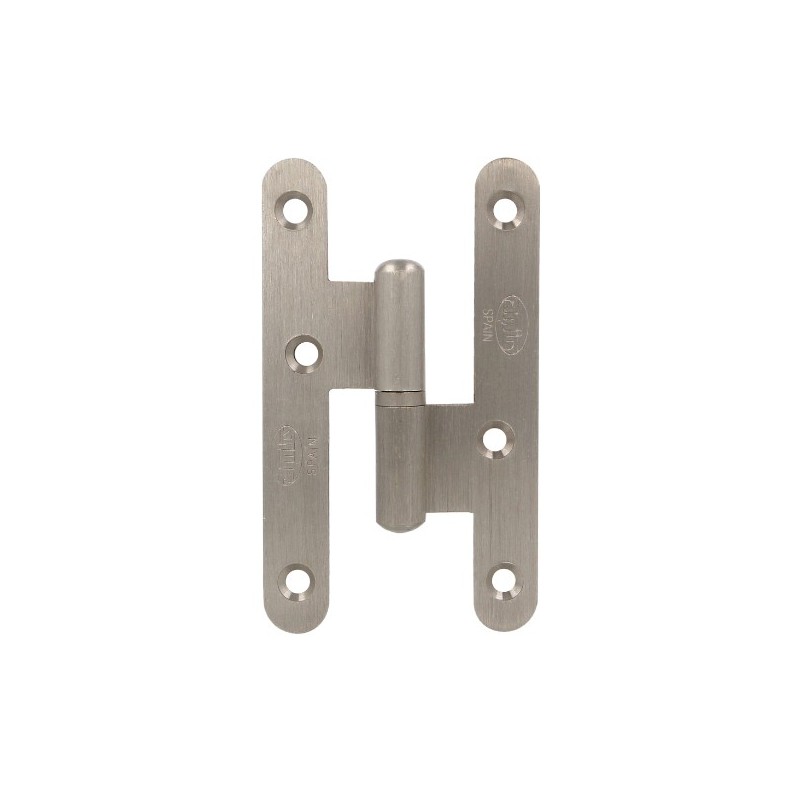 AMIG 14069  
 Pernio perfil laminado 405  
 100 x 58 x 2,3 mm  
 Latón  
 Cromado mate - Izquierda