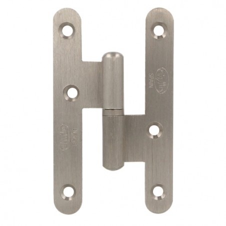 AMIG 14069  
 Pernio perfil laminado 405  
 100 x 58 x 2,3 mm  
 Latón  
 Cromado mate - Izquierda