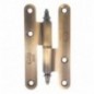 AMIG 14074  
 Pernio 407  
 100 x 58 x 2,3 mm  
 Latón  
 Cuero - Derecha