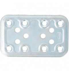 AMIG 14106  
 Placa 500  
 80 x 50 x 2,2 mm  
 Acero  
 Zincado