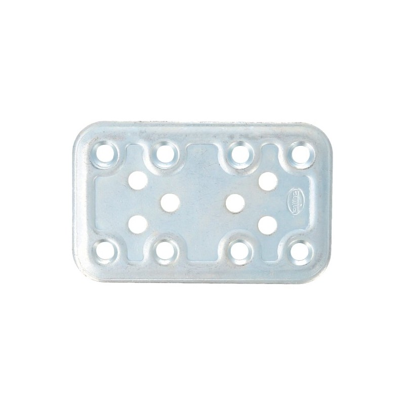 AMIG 14106  
 Placa 500  
 80 x 50 x 2,2 mm  
 Acero  
 Zincado