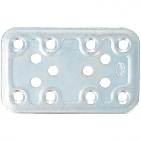 AMIG 14106  
 Placa 500  
 80 x 50 x 2,2 mm  
 Acero  
 Zincado