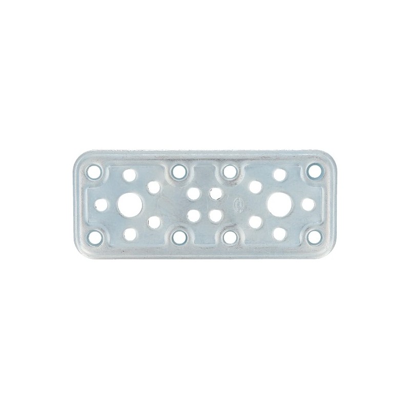 AMIG 14107  
 Placa 500  
 120 x 50 x 2,2 mm  
 Acero  
 Zincado