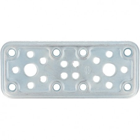 AMIG 14107  
 Placa 500  
 120 x 50 x 2,2 mm  
 Acero  
 Zincado