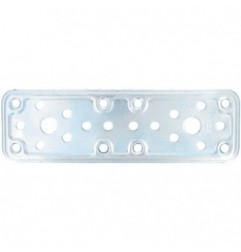 AMIG 14108  
 Placa 500  
 160 x 50 x 2,2 mm  
 Acero  
 Zincado