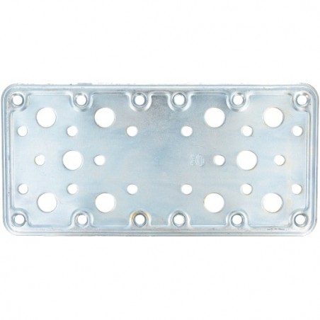 AMIG 14111  
 Placa 502  
 185 x 90 x 2,2 mm  
 Acero  
 Zincado