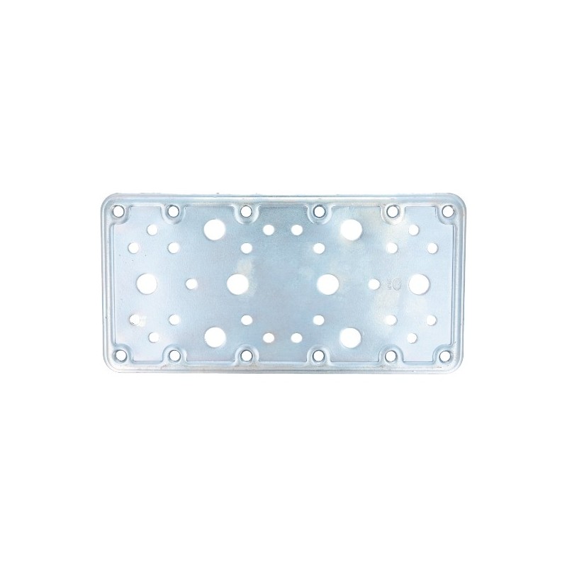 AMIG 14112  
 Placa 503  
 200 x 100 x 2,8 mm  
 Acero  
 Zincado