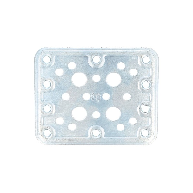 AMIG 14113  
 Placa 504  
 80 x 100 x 2,2 mm  
 Acero  
 Zincado