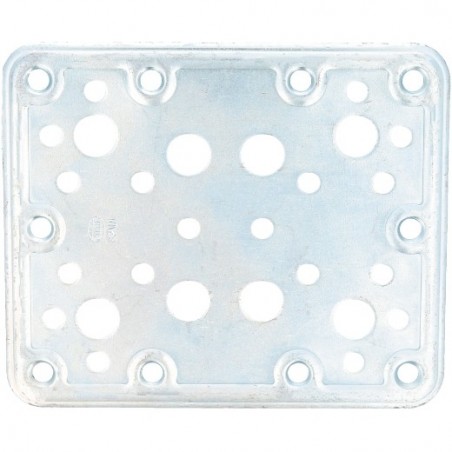AMIG 14114  
 Placa 504  
 120 x 100 x 2,2 mm  
 Acero  
 Zincado