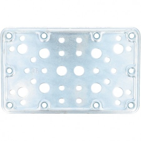 AMIG 14115  
 Placa 504  
 160 x 100 x 2,2 mm  
 Acero  
 Zincado