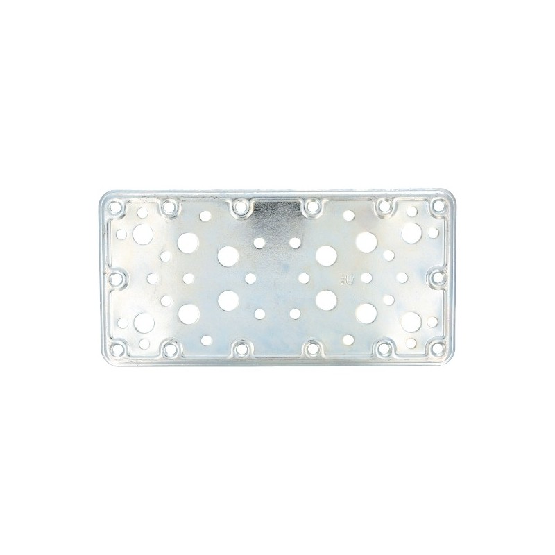 AMIG 14116  
 Placa 504  
 200 x 100 x 2,2 mm  
 Acero  
 Zincado