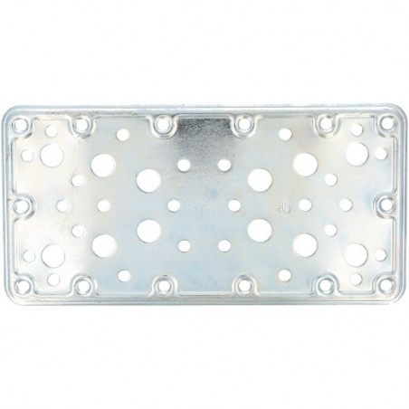 AMIG 14116  
 Placa 504  
 200 x 100 x 2,2 mm  
 Acero  
 Zincado