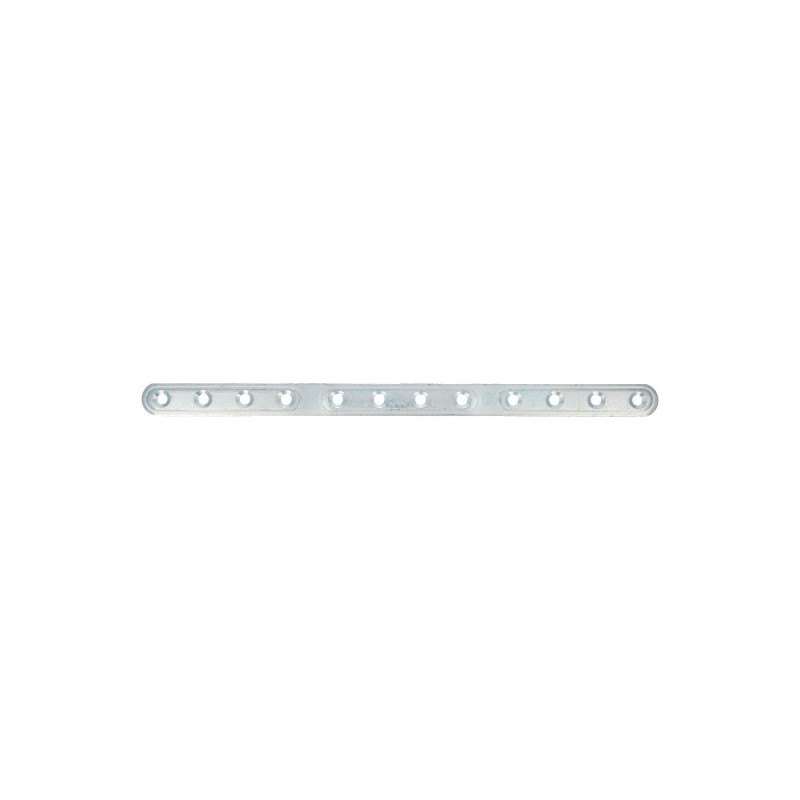 AMIG 14119  
 Placa 505  
 312 x 20 x 2,5 mm  
 Acero  
 Zincado
