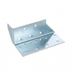 AMIG 14141  
 Soporte para viga 355  
 100 x 40 x 63 x 2 mm  
 Acero  
 Zincado - Derecha