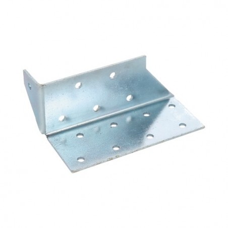 AMIG 14141  
 Soporte para viga 355  
 100 x 40 x 63 x 2 mm  
 Acero  
 Zincado - Derecha