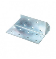 AMIG 14142  
 Soporte para viga 355  
 100 x 40 x 63 x 2 mm  
 Acero  
 Zincado - Izquierda