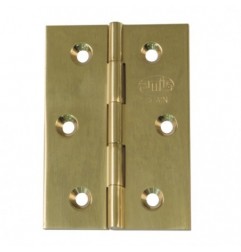 AMIG 14162  
 Bisagra 1002  
 60 x 40 x 2 mm  
 Latón  
 Pulido