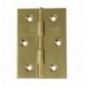 AMIG 14164  
 Bisagra 1002  
 70 x 50 x 2 mm  
 Latón  
 Pulido