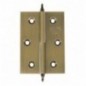 AMIG 14171  
 Bisagra 1006  
 70 x 50 x 2 mm  
 Latón  
 Cuero - Derecha