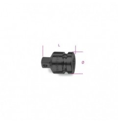 728/15 Adaptador de impacto con cuadrado hembra de 3/4&quot, y macho de 1/2&quot,