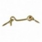 AMIG 14182  
 Aldabilla 5  
 Ø4 x 75 mm  
 Acero  
 Latonado barnizado