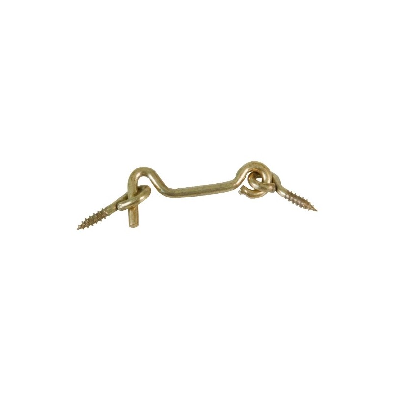 AMIG 14184  
 Aldabilla 5  
 Ø4 x 100 mm  
 Acero  
 Latonado barnizado