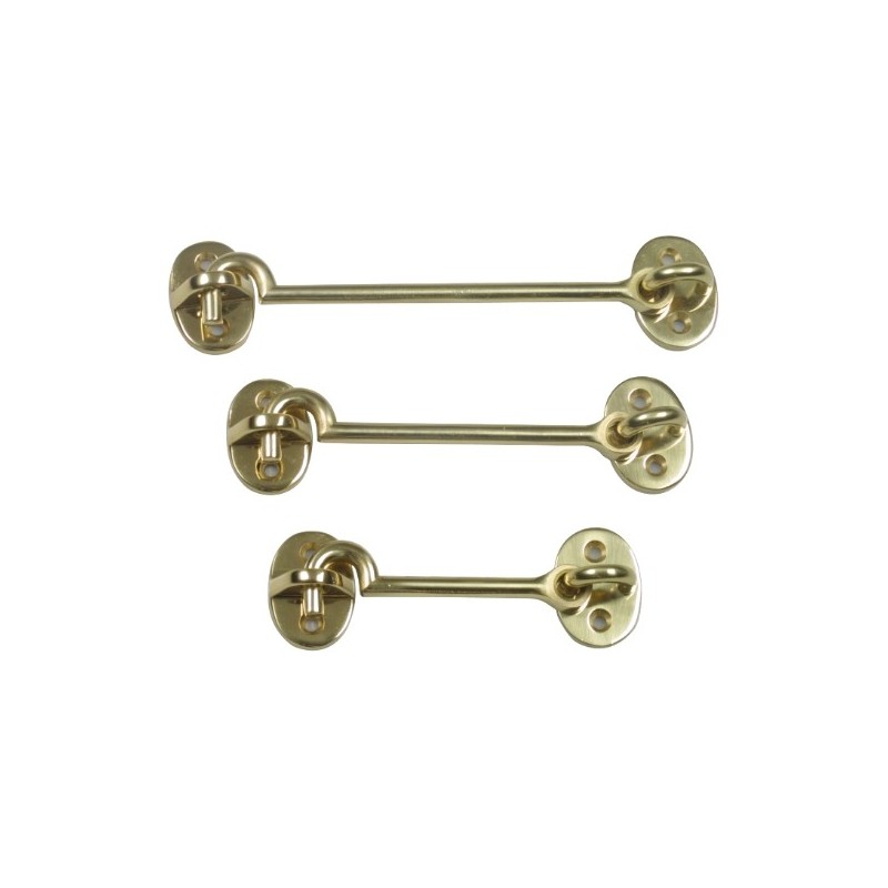 AMIG 14190  
 Aldabilla 6  
 Ø5 x 125 mm  
 Latón  
 Pulido barnizado