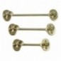 AMIG 14190  
 Aldabilla 6  
 Ø5 x 125 mm  
 Latón  
 Pulido barnizado