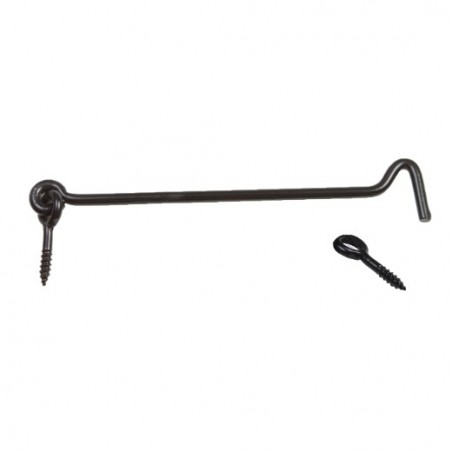AMIG 14192  
 Aldabilla 7  
 200 mm  
 Acero  
 Negro