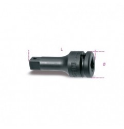 728/21 Alargadera de impacto con cuadrado macho y hembra de 3/4&quot,
