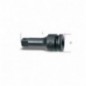 728/21 Alargadera de impacto con cuadrado macho y hembra de 3/4&quot,