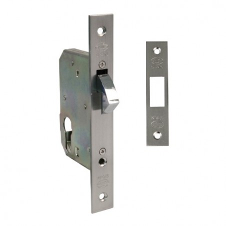 AMIG 14327  
 Cerradura 500  
 40 mm  
 Acero  
 Cromado mate