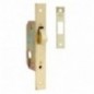 AMIG 14329  
 Cerradura 500  
 40 mm  
 Acero  
 Latonado barnizado