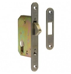 AMIG 14332  
 Cerradura 501  
 40 mm  
 Acero  
 Cuero