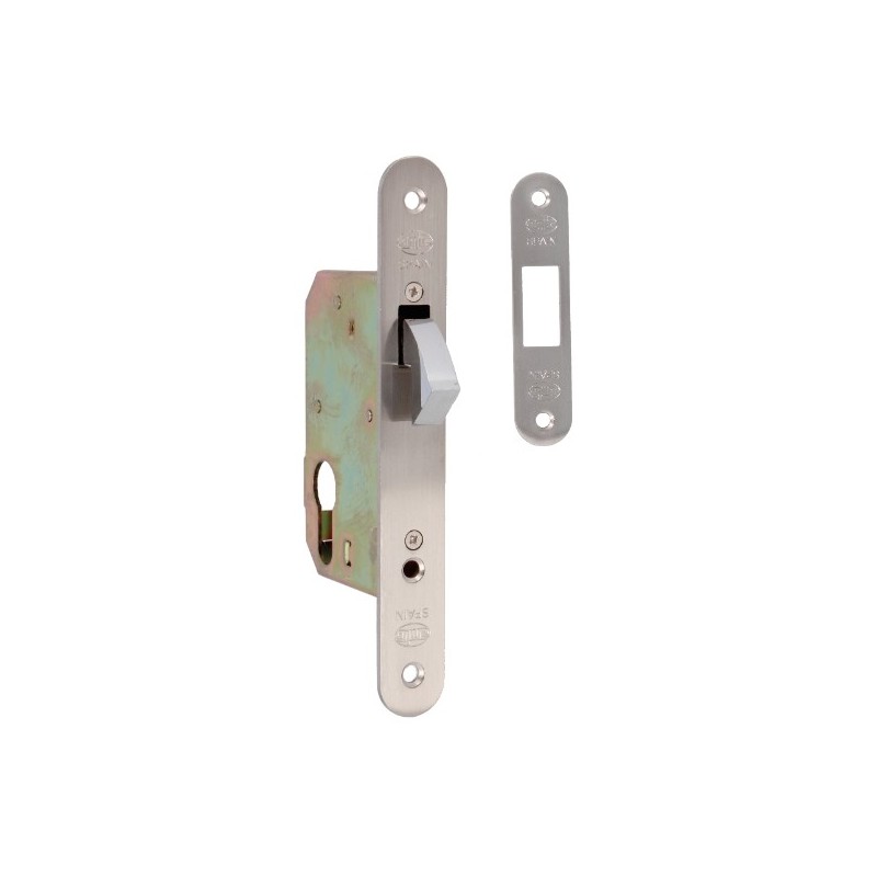 AMIG 14334  
 Cerradura 501  
 50 mm  
 Acero  
 Cromado mate