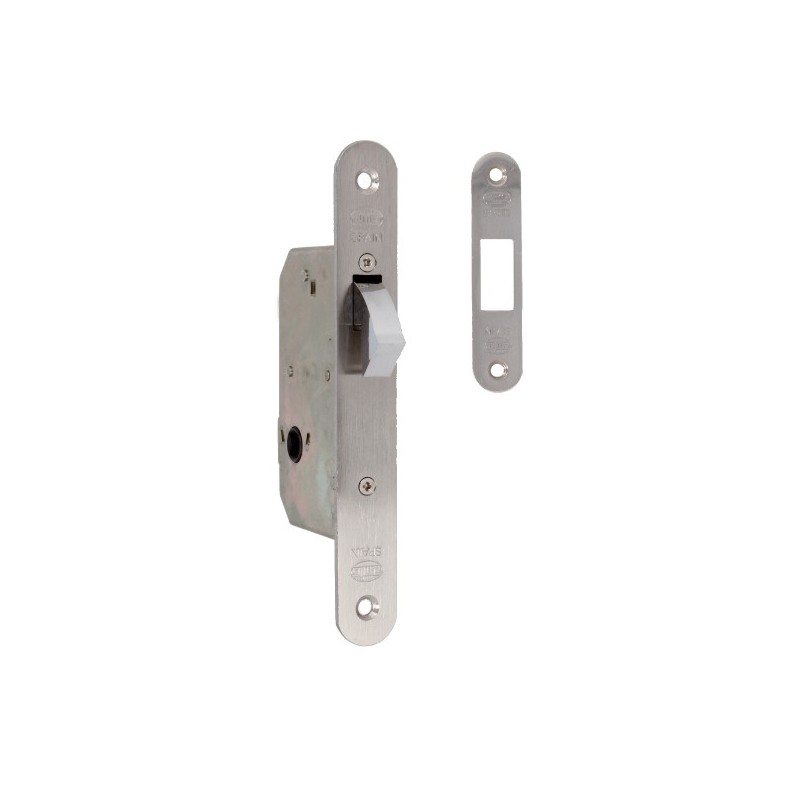 AMIG 14340  
 Cerradura 511  
 45 mm  
 Acero  
 Cromado mate