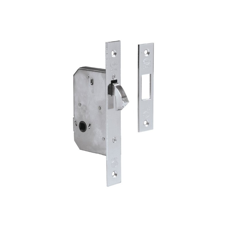 AMIG 14345  
 Cerradura 510  
 50 mm  
 Acero  
 Cromado mate