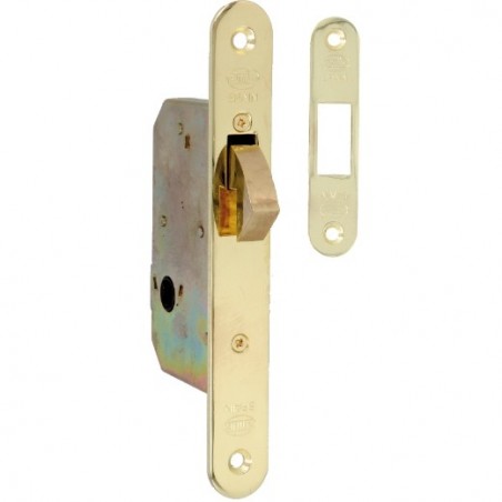 AMIG 14348  
 Cerradura 511  
 50 mm  
 Acero  
 Latonado barnizado